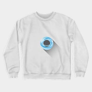 Minimal Saturn Crewneck Sweatshirt